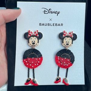 NWT Baublebar Disney Minnie Earrings